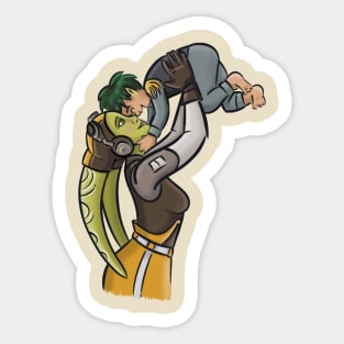 Born to Fly—Hera and Jacen Syndulla Sticker